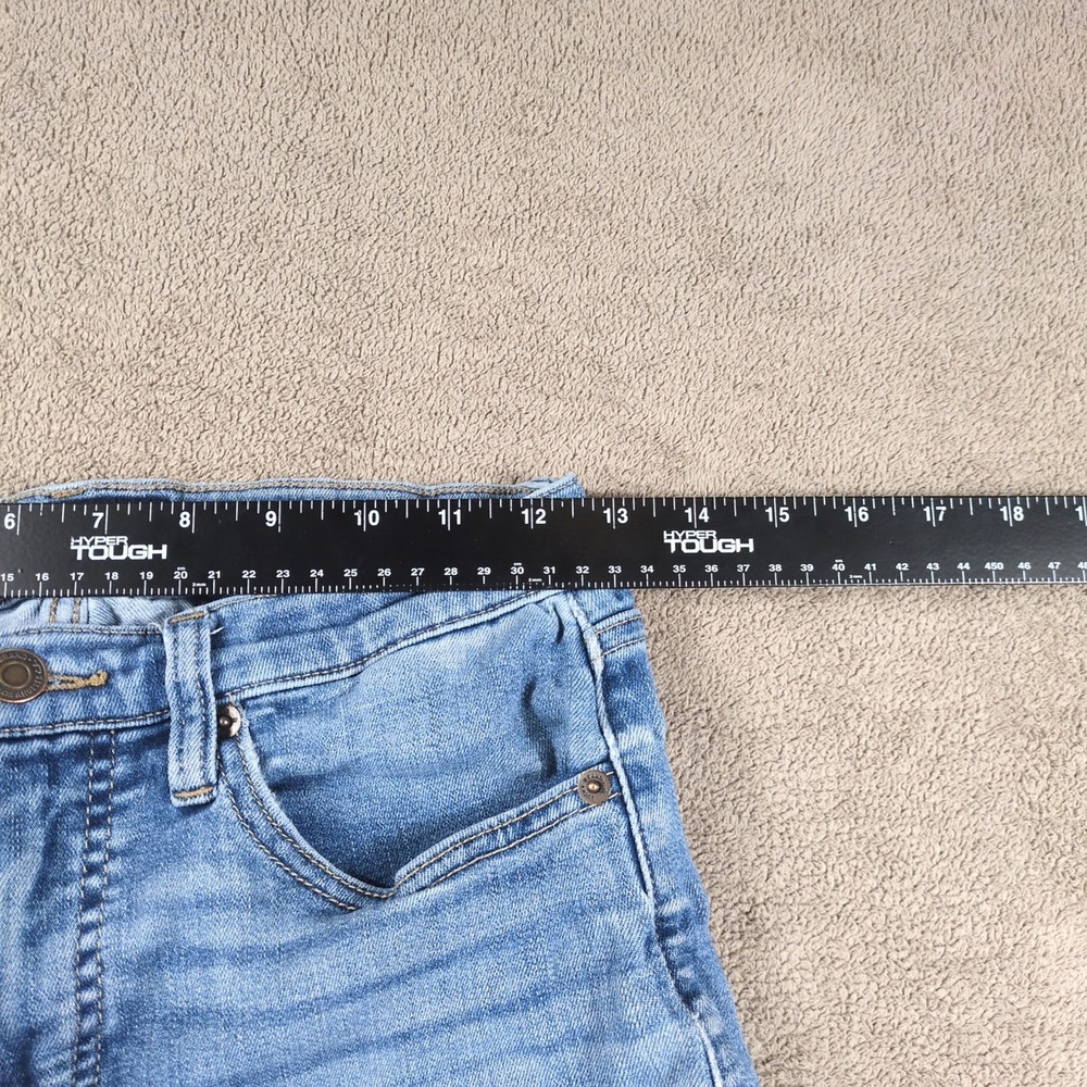 Lucky Brand Ava Skinny Ankle Jeans Womens 8X29 Blue Denim Mid Rise Frayed Hem - Picture 4 of 14